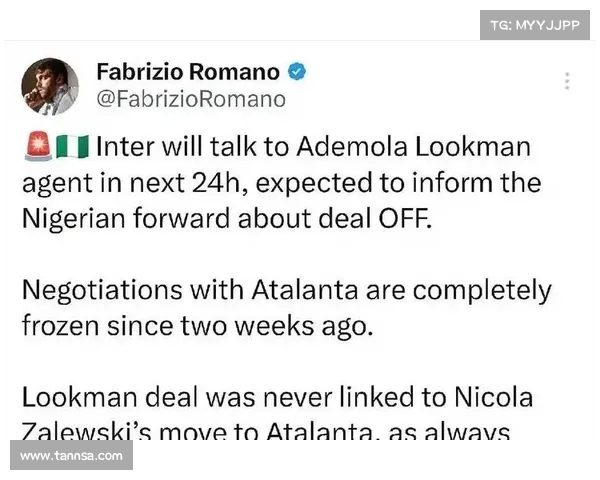 亚特兰大CEO承诺夏窗出售卢克曼但禁止加盟其他意甲俱乐部 亚特兰大CEO承诺夏窗出售卢克曼但禁止加盟其他意甲俱乐部